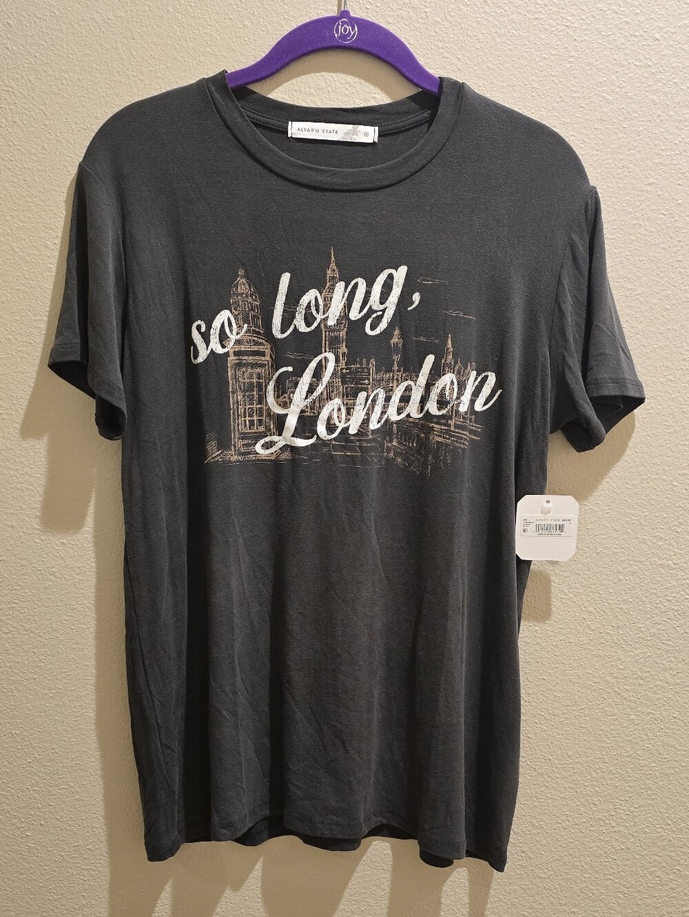 Alter’d state Taylor Swift So Long, London t-shirt NWT Sz S
